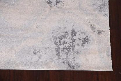 Abstract Transitional Turkish Oriental Area Rug 7x10