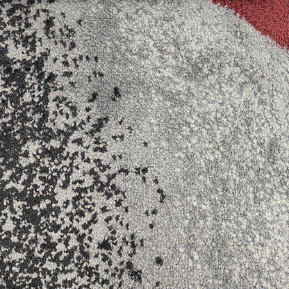 2305 Geometric Abstract Gray 2x7 Area Rugs for Entryway