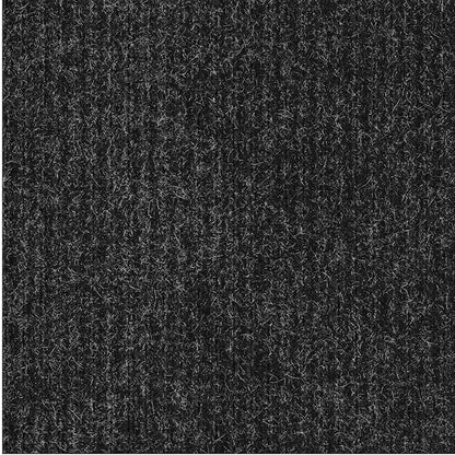 Ottomanson 3'11" x 48' Hallway Runner with Scraper Pile - Extra Durable Non-Slip Rug Mat for Indoor & Outdoor Use - Ideal for Kitchen, Entryway & Garage - High-Traffic Carpet, Black