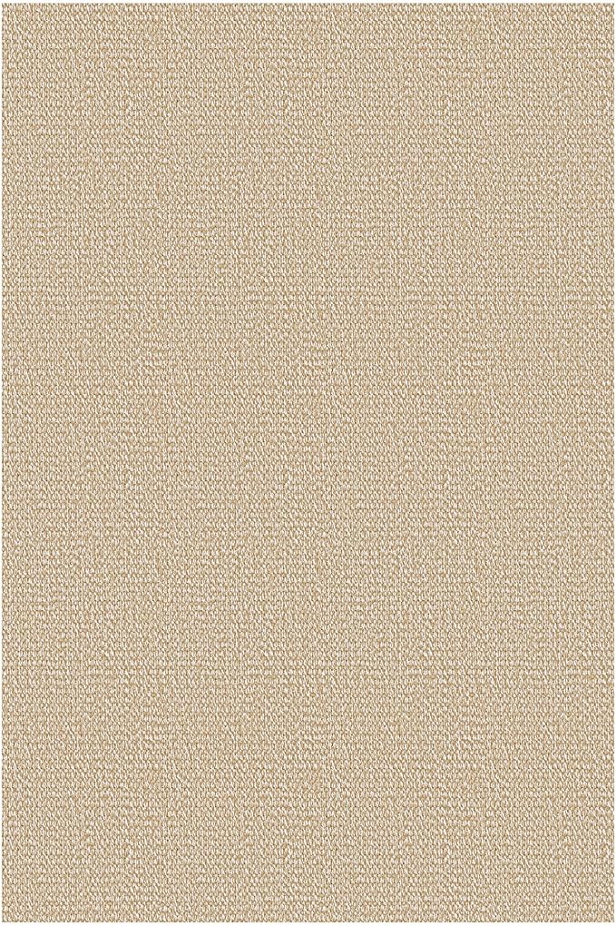 EARTHALL Washable Area Rugs 5x7 Ft Non Slip Living Room Rugs Cotton Dining Room Rug Braided Bedroom Rugs Indoor Outdoor Floor Carpet for Living Room, Bedroom, Dining Room, Golden Beige/White