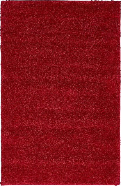 Unique Loom Solo Collection Area Rug - Calabasas (3' 3" x 5' 3" Rectangle, Red)