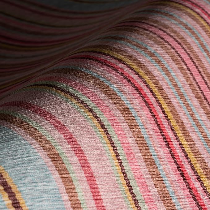 Dash & Albert Jamaica Stripe Multi Machine Washable Rug, 2 X 3 Feet, Blue/White Stripe Pattern