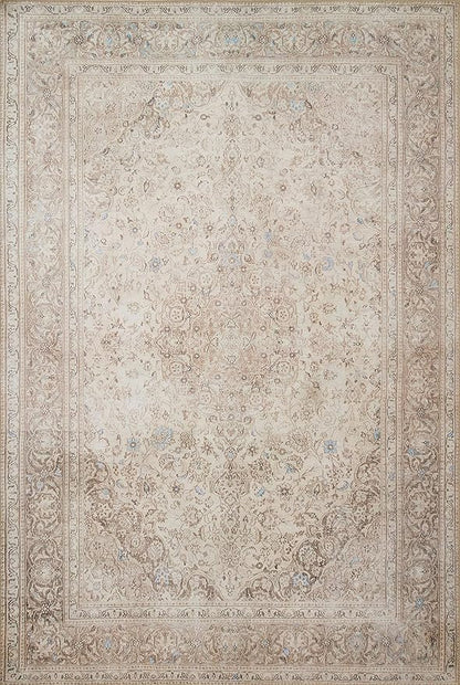 Loloi Loren Collection LQ-03 Sand/Taupe 7'-6" x 9'-6" Area Rug