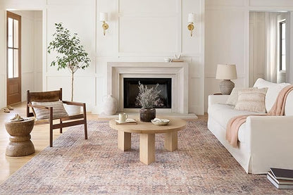 Loloi II Skye Collection SKY-01 Blush/Grey 2'-3" x 3'-9" Accent Rug
