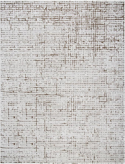 Livabliss x Our PNW Home Cascade Minimalist Area Rug, 2'7" x 12', Brown
