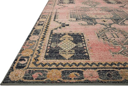 Loloi Jocelyn Collection JOC-06 Rose/Rose 9'-6" x 12'-6" .38" Thick Area Rug