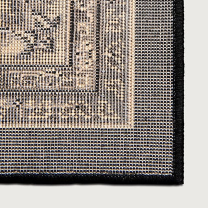 Unique Loom Sialk Hill Collection Area Rug - Washington (8' x 10' Rectangle Black/Gray)