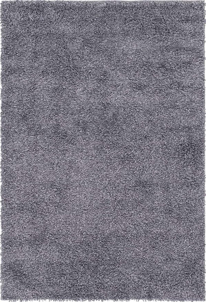 Unique Loom Davos Shag Collection Area Rug - Solid (4' 1" x 6' 1" Rectangle, Peppercorn)