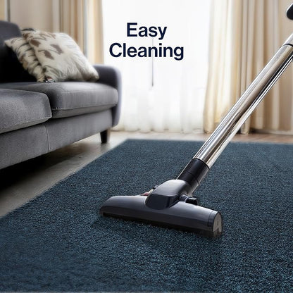 JONATHAN Y Haze Solid Low-Pile Navy Indoor Area Rug 4x6, Coastal,Bohemian,Minimalist,Classic, Easy-Cleaning for Living Room,Bedroom,Kitchen,Pet Friendly,Non-Shedding (SEU100C-4)