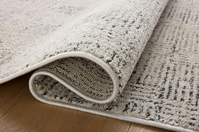 Loloi Kamala Collection KAM-01 Grey/Graphite 5'-3" x 7'-9" Area Rug
