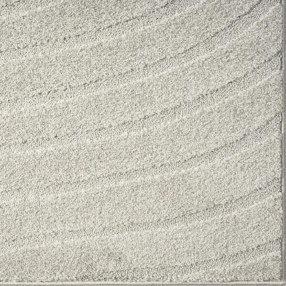 LUXE WEAVERS Modern Geometric Wave Gray 2x8 Area Rug