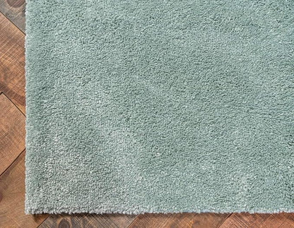 Unique Loom Solo Collection Area Rug - Calabasas (7' 10" x 10' Rectangle, Light Blue)