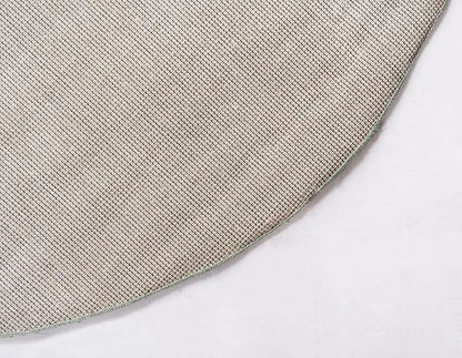 Unique Loom Davos Shag Collection Area Rug - Solid (2' Round, Sage)