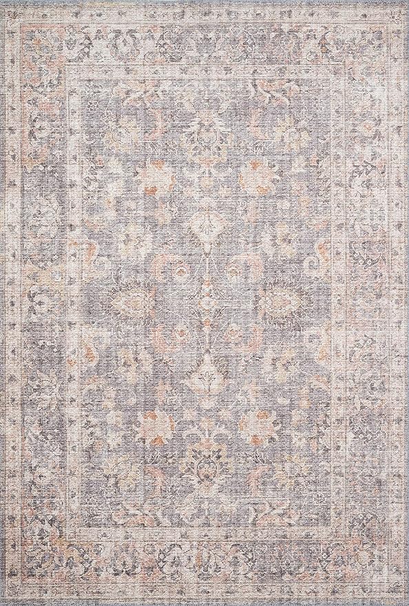 Loloi Skye Collection SKY-01 Grey/Apricot 2'-0" x 5'-0" Accent Rug
