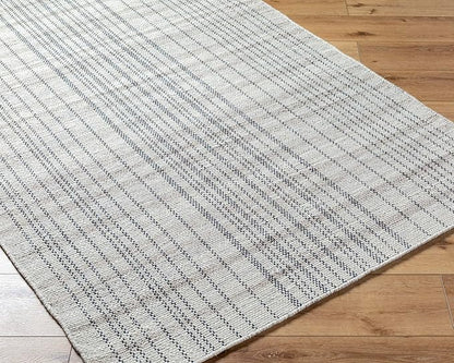 Mark&Day Wool Rugs, 2x3 Ishaq Cottage Slate Area Rug, Grey Silver Carpet for Living Room, Bedroom or Kitchen (2' x 3')