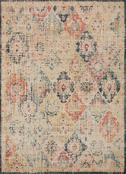 Loloi Jocelyn Collection JOC-07 Khaki/Multi 7'-10" x 10' .38" Thick Area Rug