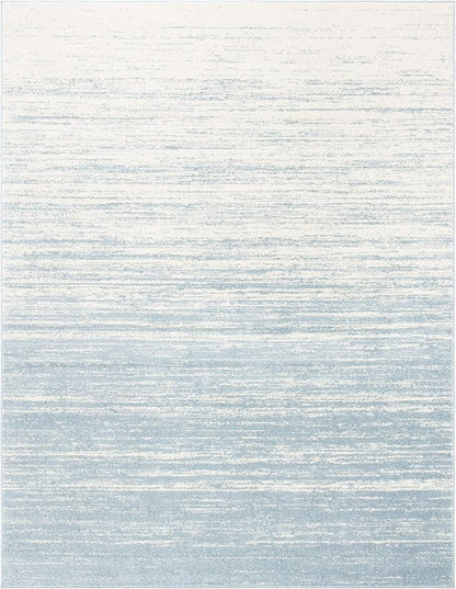SAFAVIEH Area Rug 6x9 - Adirondack Collection - Slate & Cream, Modern Ombre Design, Non Shedding & Easy to Clean, Ideal for Living Room, Bedroom, Office, Dining Space (ADR113T)