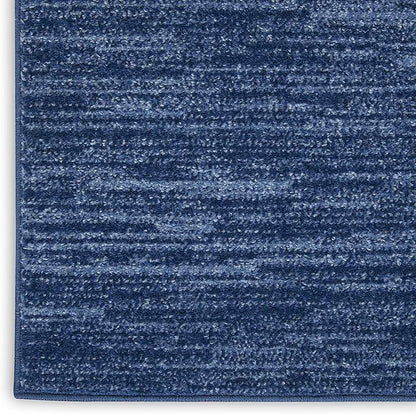 Nourison Home Nourison Essentials Navy Blue 9' x 12' Area Rug - Easy Clean, Non Shedding, Bed Room, Living Room, Dining Room, Kitchen (9' x 12')