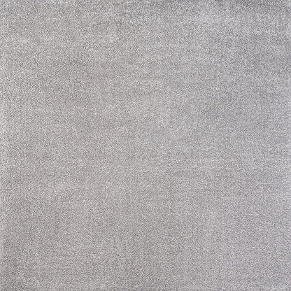 Eyely UES100K-7SQ Supersoft Haze Solid Low-Pile Indoor Area Rug, Coastal, Bohemian, Minimalist, Classic, Casual for Bedroom,Kitchen,Living Room,Non Shedding,Easy-Washing, Gray, 7' Square