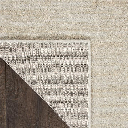 Nourison Home Nourison Essentials Ivory Beige 12' x 15' Area Rug - Easy Clean, Non Shedding, Bed Room, Living Room, Dining Room, Kitchen (12' x 15')