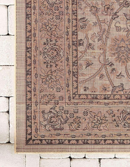Unique Loom Sialk Hill Collection Area Rug - Washington (3' 3" x 5' 3" Rectangle Ivory/Black)