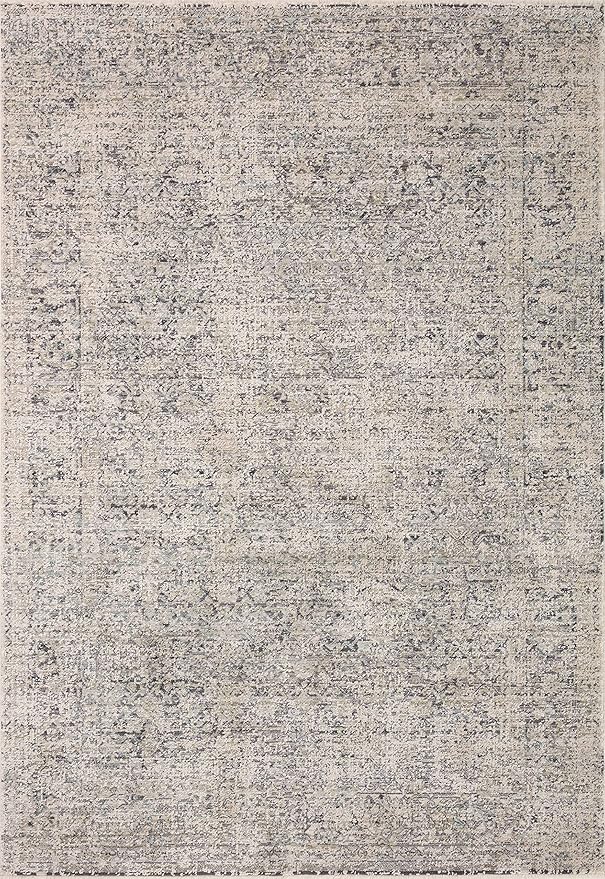 Loloi Amber Lewis Alie Collection ALE-01 Stone/Mist 2'-7'' x 12'-0'', .13'' Pile Height, Runner Rug