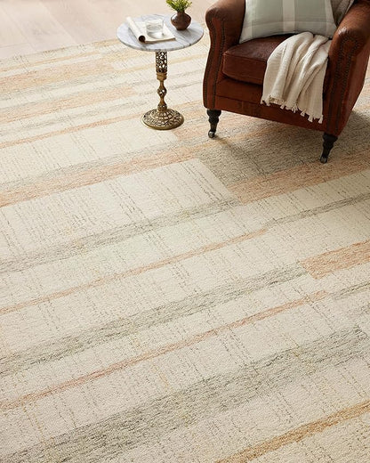 Loloi Chris Loves Julia Chris Collection CHR-04 Natural/Multi 2'-6'' x 9'-9'', .50" Pile Height, Runner Rug