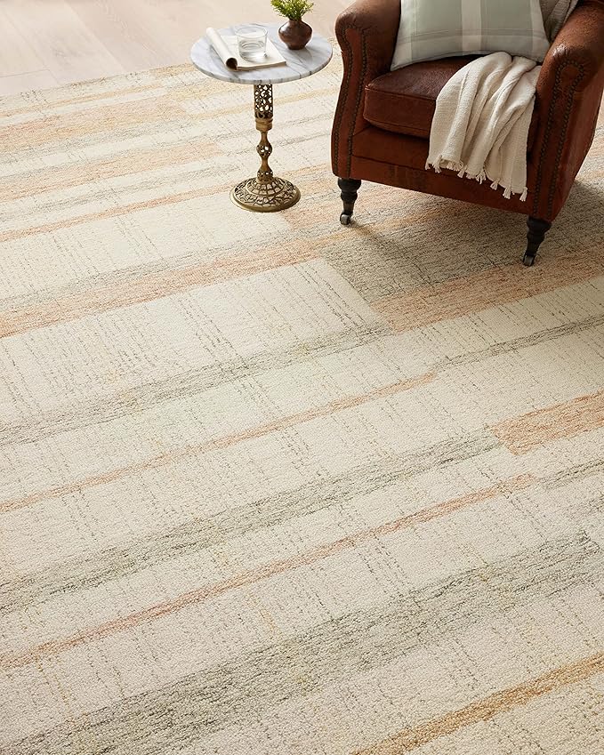Loloi Chris Loves Julia Chris Collection CHR-04 Natural/Multi 7'-9'' x 9'-9'', .50" Pile Height, Area Rug