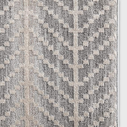 Well Woven Custom Size Hallway & Stair Runner- Harlow Rhodes Taupe 31 Inches Wide x 80 Feet Long Runner (31" x 80') Runner Rug - Contemporary Design, Ultra-Soft, Easy-Clean