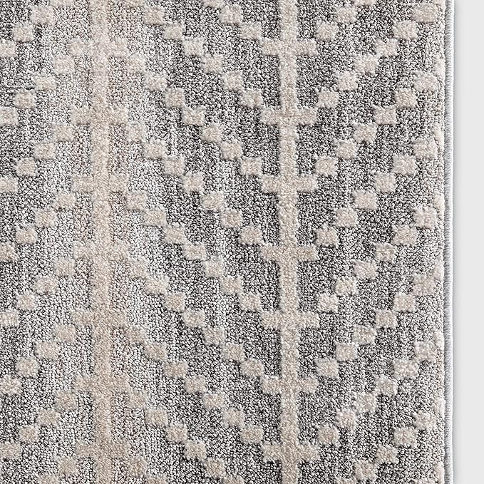 Well Woven Custom Size Hallway & Stair Runner- Harlow Rhodes Taupe 31 Inches Wide x 60 Feet Long Runner (31" x 60') Runner Rug - Contemporary Design, Ultra-Soft, Easy-Clean