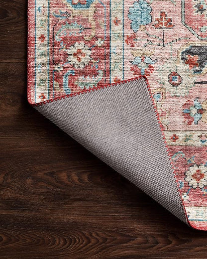 Loloi II Skye Collection SKY-05 Brick/Ocean 2'-6" x 7'-6" Runner Rug