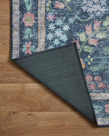 Loloi Rifle Paper Co. Maison Collection MAO-06 Blue/Multi 2'-3" x 3'-9", .19" Pile Height, Accent Rug