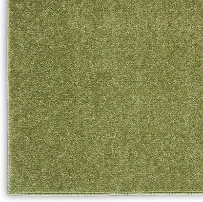 Nourison Home Nourison Essentials Green 9' x Square Area Rug - Easy Clean, Non Shedding, Bed Room, Living Room, Dining Room, Kitchen (9' x Square)