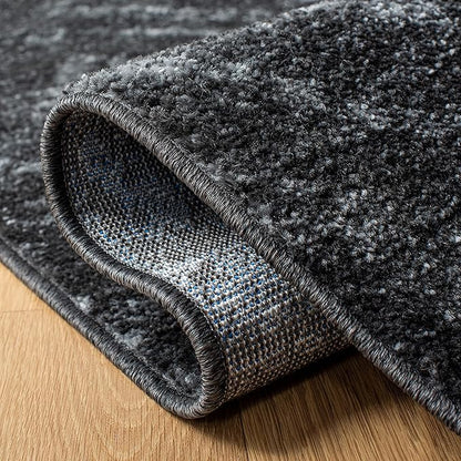 SAFAVIEH Adirondack Collection Runner Rug - 2'6" x 6', Dark Grey & Grey, Modern Diamond Distressed Design, Non-Shedding & Easy Care, Ideal for High Traffic Areas in Living Room, Bedroom (ADR131F)