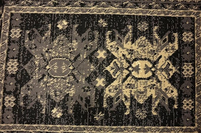 Unique Loom Taftan Collection Border Geometric Tribal Inspired Design Area Rug (2' 2 x 3' 0 Rectangular, Black/ Gray)