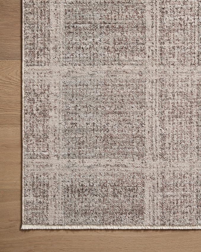Loloi Angela Rose Ember Collection EMB-10 Fog/Dove 5'-3" x 7'-6" Area Rug