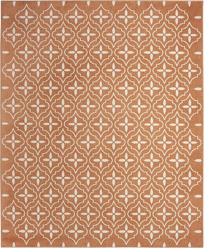 Nourison Home Nourison Essentials Copper 8' x 10' Area Rug - Easy Clean, Non Shedding, Bed Room, Living Room, Dining Room, Kitchen (8' x 10')