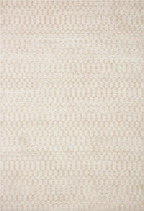 Loloi Kamala Collection KAM-05 Ivory/Natural 2'-7" x 8'-0" Runner Rug