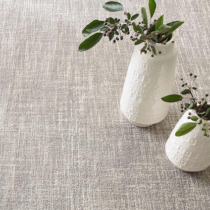 Dash and Albert Crosshatch Wool Area Rug - 3' x 5' Dove Grey Solid Hand Micro Hooked Accent Rug - Durable, High Traffic Areas Bedroom, Hallway, Stairs