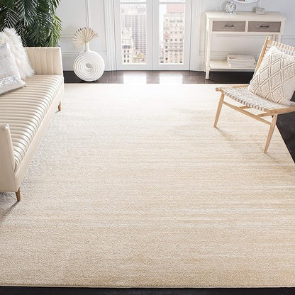 SAFAVIEH Area Rug 11x15 - Adirondack Collection - Large - Champagne & Cream, Modern Ombre Design, Non Shedding & Easy to Clean, Ideal for Living Room, Bedroom, Office, Dining Space (ADR113W)