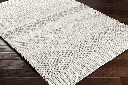 Mark&Day Area Rugs, 6x9 Greensburg Global Cream Area Rug, Cream Grey Carpet for Living Room, Bedroom or Kitchen (6' x 9')