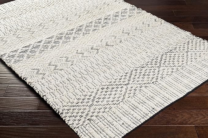 Mark&Day Area Rugs, 9x12 Greensburg Global Cream Area Rug, Cream Grey Carpet for Living Room, Bedroom or Kitchen (8'10" x 12')