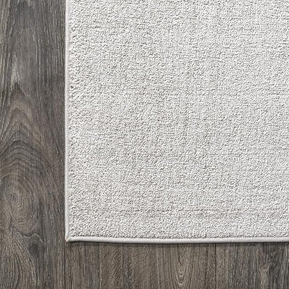 JONATHAN Y Haze Solid Low-Pile Ivory Indoor Area Rug 3x5, Coastal,Bohemian,Minimalist,Classic, Easy-Cleaning for Living Room,Bedroom,Kitchen,Pet Friendly,Non-Shedding (SEU100D-3)