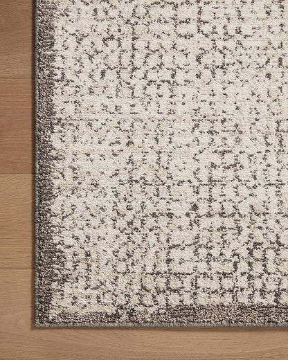 Loloi Darby Collection DAR-04 Ivory/Stone 5'-3" x 7'-6" Area Rug