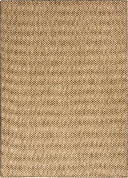 Nourison Home Courtyard Jute 5' x 7' Area Rug - Easy Clean, Non Shedding, Bed Room, Living Room, Dining Room, Kitchen (5' x 7')