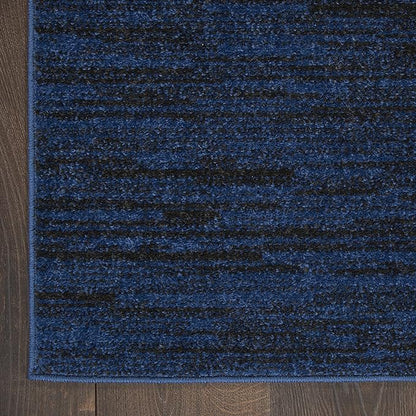 Nourison Home Nourison Essentials Midnight Blue 7' x 10' Area Rug - Easy Clean, Non Shedding, Bed Room, Living Room, Dining Room, Kitchen (7' x 10')