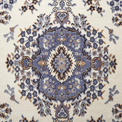 Home Dynamix Premium Sakarya Traditional Medallion Border Area Rug, Porcelain, 3'7"x5'2" Rectangle