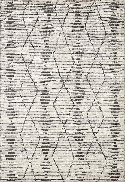 Loloi Kamala Collection KAM-02 Charcoal/Dove 9'-2" x 13' Area Rug