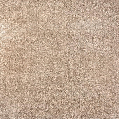 Eyely UES100G-7SQ Supersoft Haze Solid Low-Pile Indoor Area Rug, Coastal, Bohemian, Minimalist, Classic, Casual for Bedroom,Kitchen,Living Room,Non Shedding,Easy-Washing, Beige, 7' Square