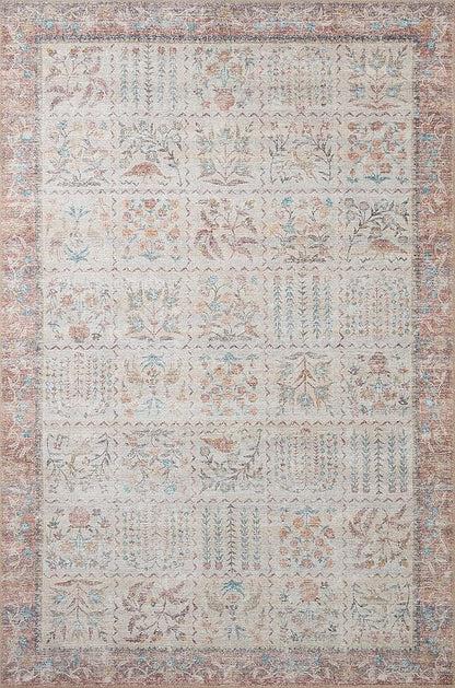 Loloi Rifle Paper Co. Maison Collection MAO-08 Cream 2'-6" x 7'-6", .19" Pile Height, Runner Rug